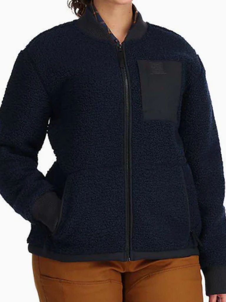 Outdoor Research Juneau Women's Sherpa Fleece Jacket In Navy, Size M